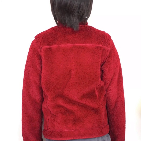 Patagonia Red Reversible Fleece Jacket Sz XS - Picture 5 of 12